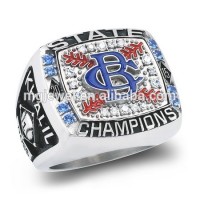 Customize color enamel logo baseball state champion award rings