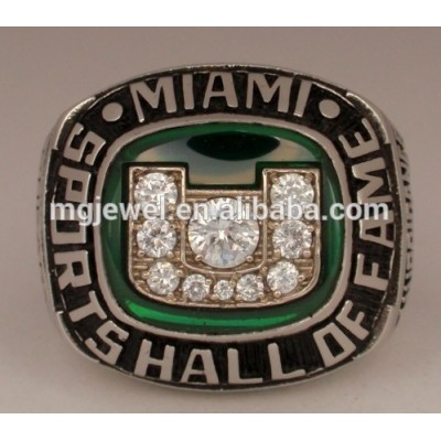 AAA Handmade pave set gemstones baseball championship rings